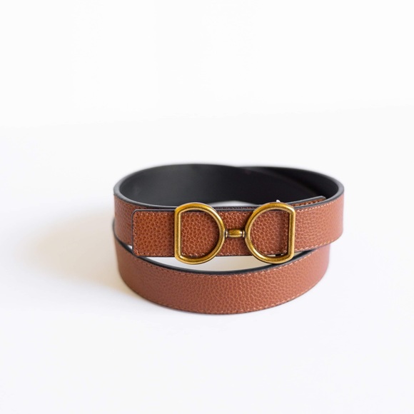 reversible horsebit belt
